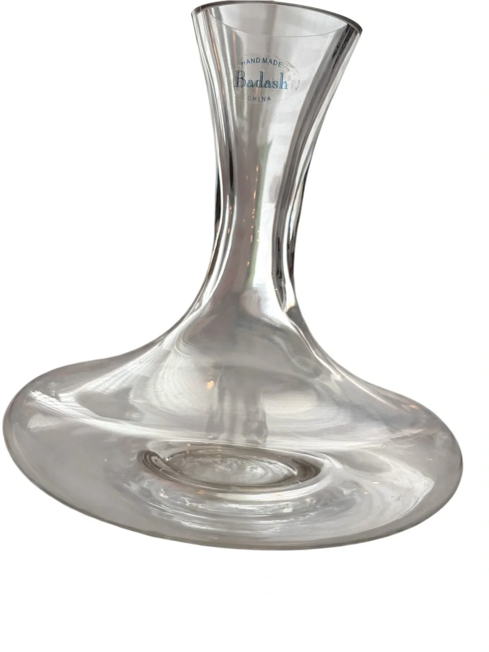 Badash hamdmade Crystal wine decanter, new